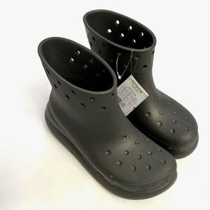 Crocs Crush Rain Ankle Boots Olive Green (new w/o box) Women size 7 Mens size 5